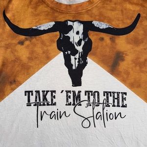 🔅‼️Yellowstone T shirt  “Take ‘Em To The Train Station” size medium